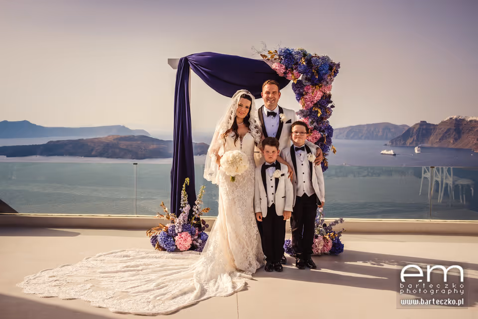 Ślub w Grecji - Santorini. Taras nr. 8 Zdjęcie nr. 10