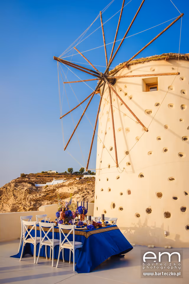 Ślub w Grecji - Santorini. Taras nr. 8 Zdjęcie nr. 16