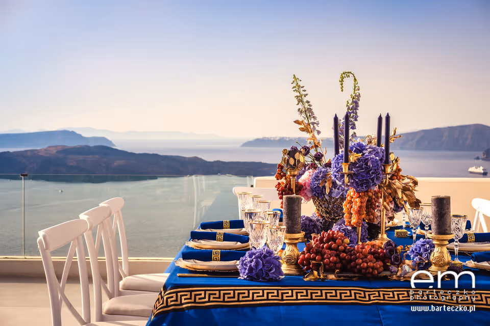 Ślub w Grecji - Santorini. Taras nr. 8 Zdjęcie nr. 18