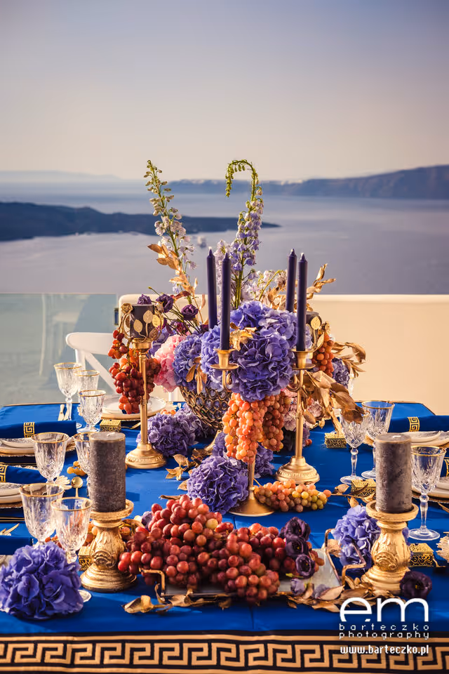 Ślub w Grecji - Santorini. Taras nr. 8 Zdjęcie nr. 19