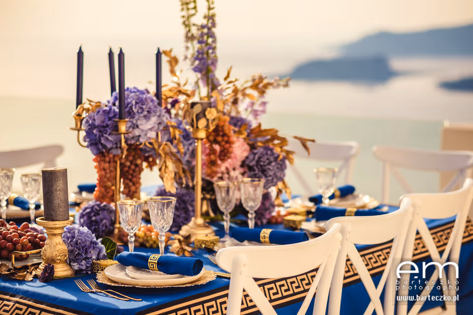 Ślub w Grecji - Santorini. Taras nr. 8 Zdjęcie nr. 24