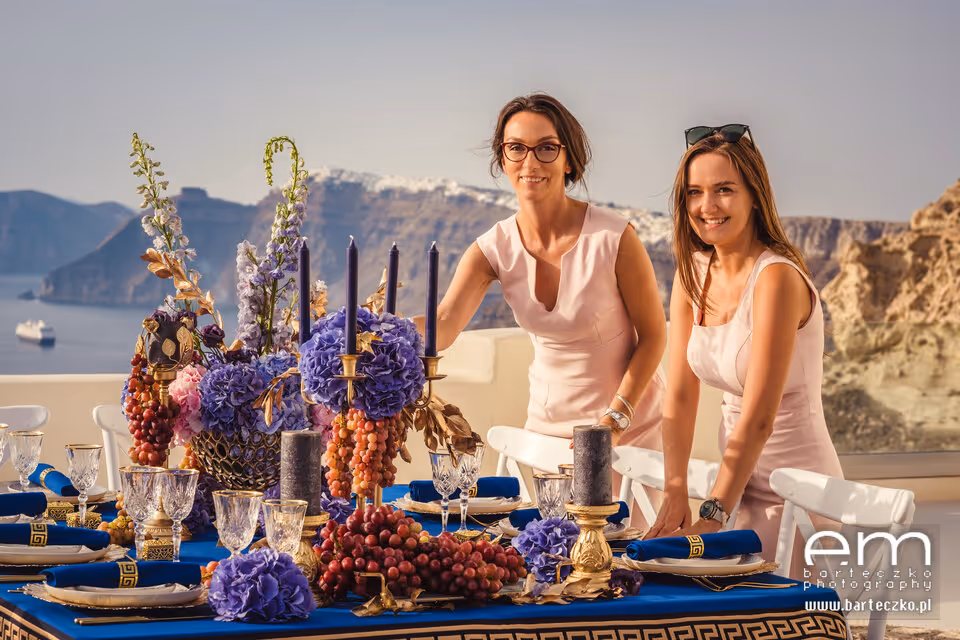 Ślub w Grecji - Santorini. Taras nr. 8 Zdjęcie nr. 25