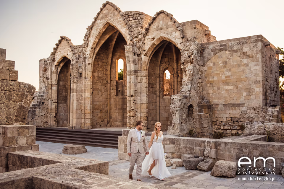 Ślub w Grecji - Rodos. Zdjęcie nr. 14