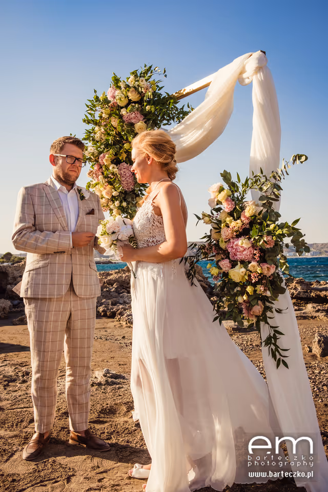 Ślub w Grecji - Rodos. Zdjęcie nr. 5