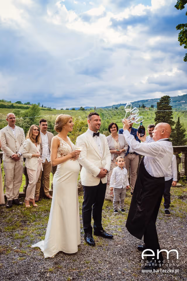 Ślub we Włoszech - Toskania. Zdjęcie nr. 83