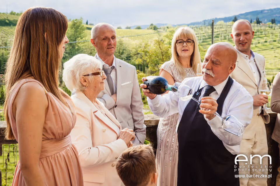 Ślub we Włoszech - Toskania. Zdjęcie nr. 88