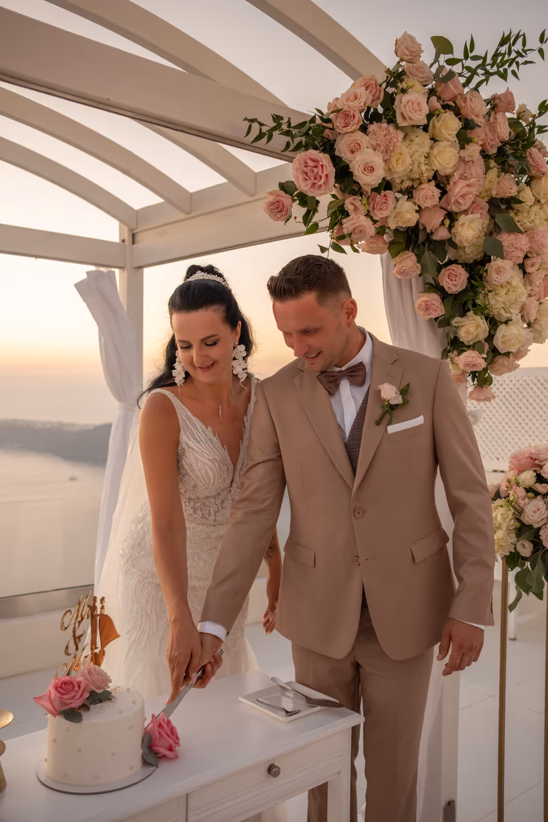 Ślub w Grecji - Santorini. Taras nr. 9. Zdjęcie nr. 34