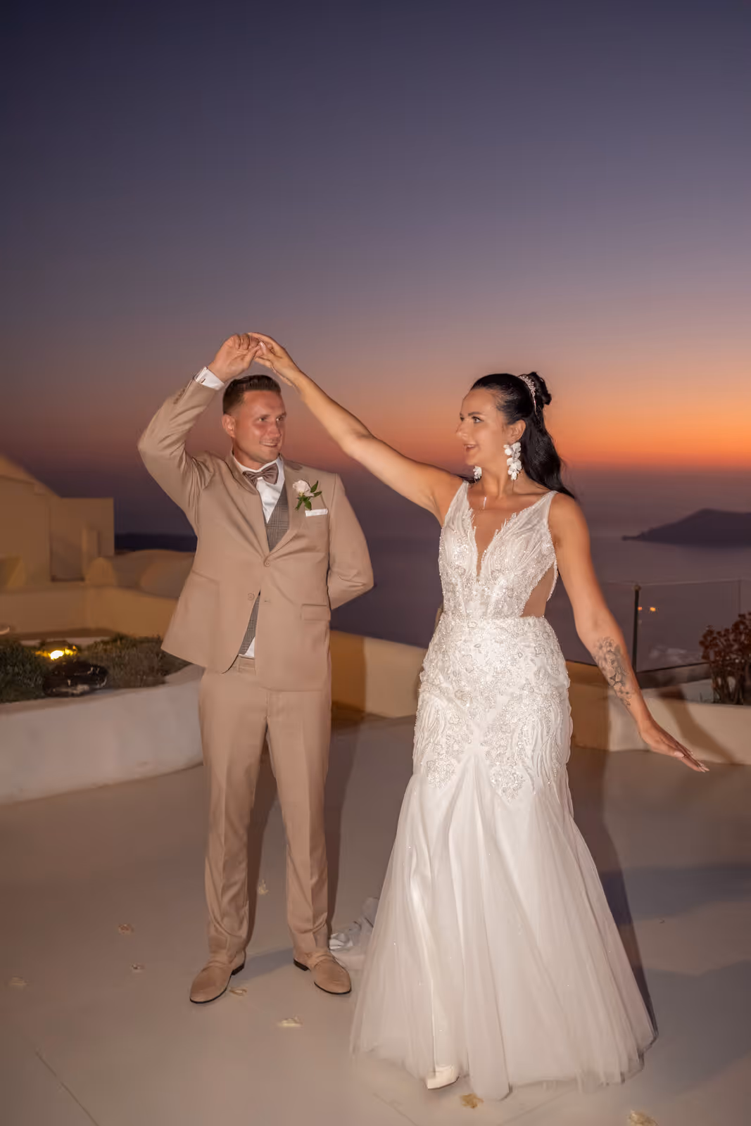 Ślub w Grecji - Santorini. Taras nr. 9. Zdjęcie nr. 36