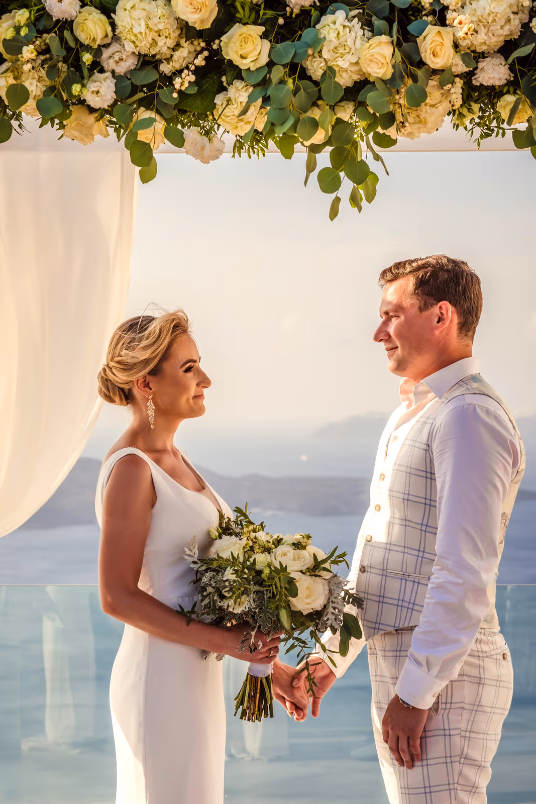 Ślub w Grecji. Santorini. Taras nr. 8. Zdjęcie nr. 10