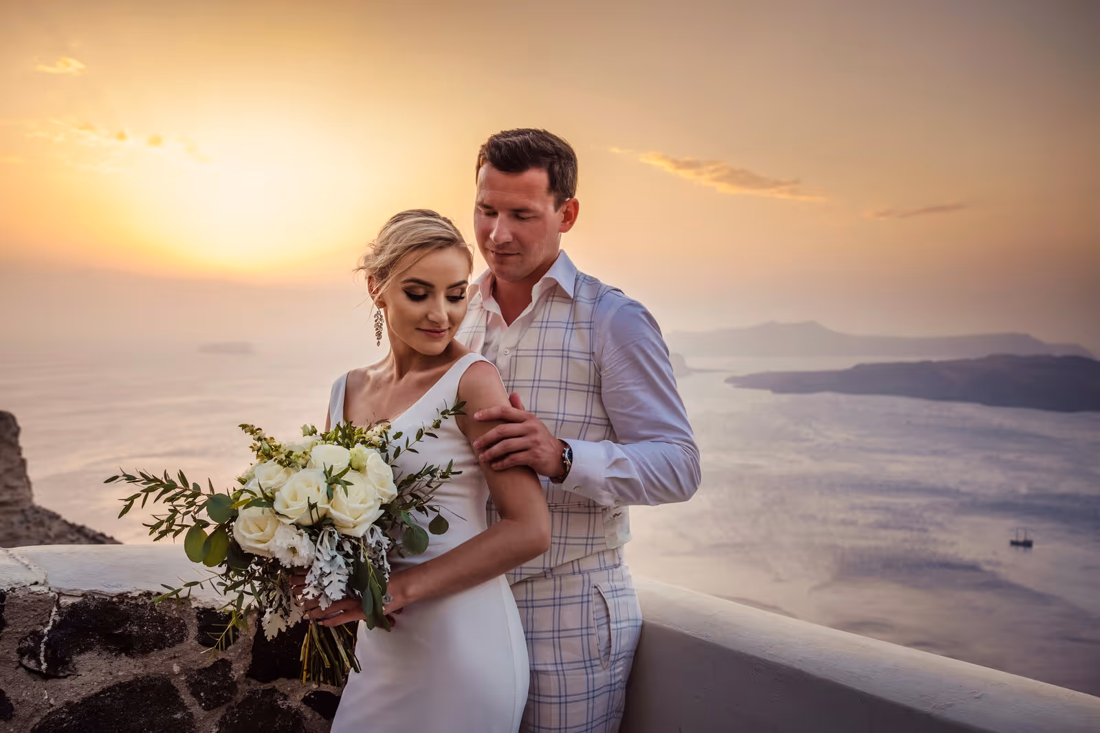 Ślub w Grecji. Santorini. Taras nr. 8. Zdjęcie nr. 42