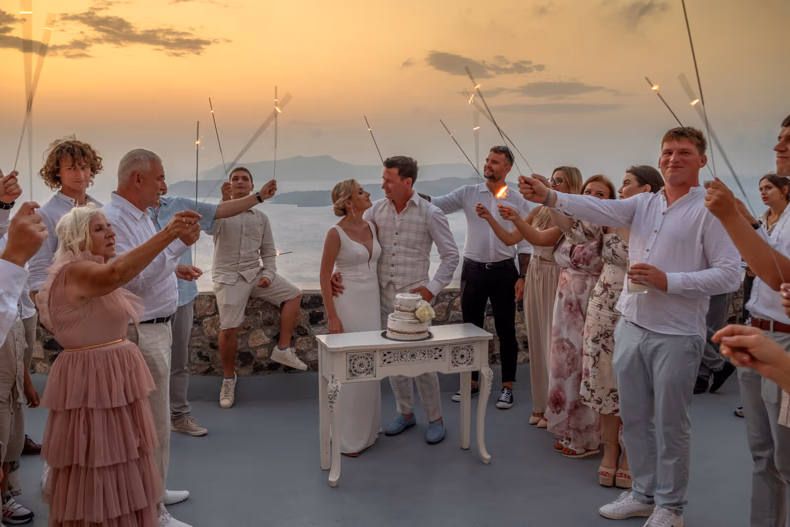 Ślub w Grecji. Santorini. Taras nr. 8. Zdjęcie nr. 45