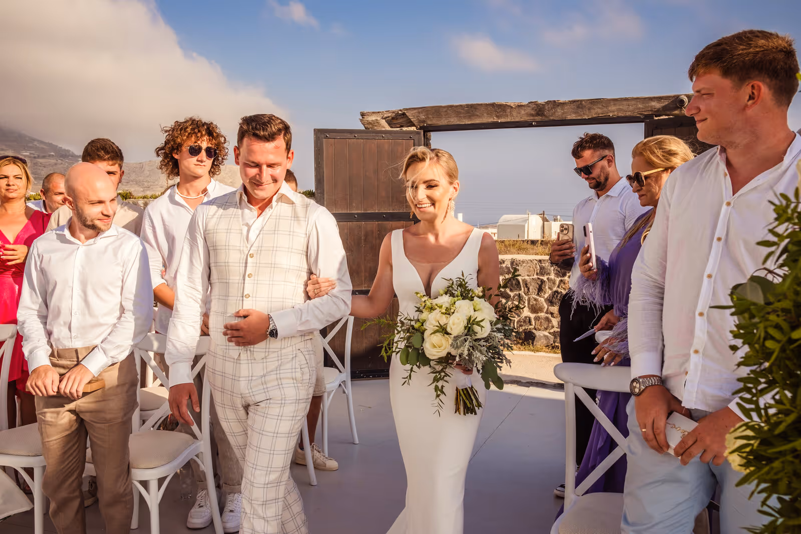 Ślub w Grecji. Santorini. Taras nr. 8. Zdjęcie nr. 8
