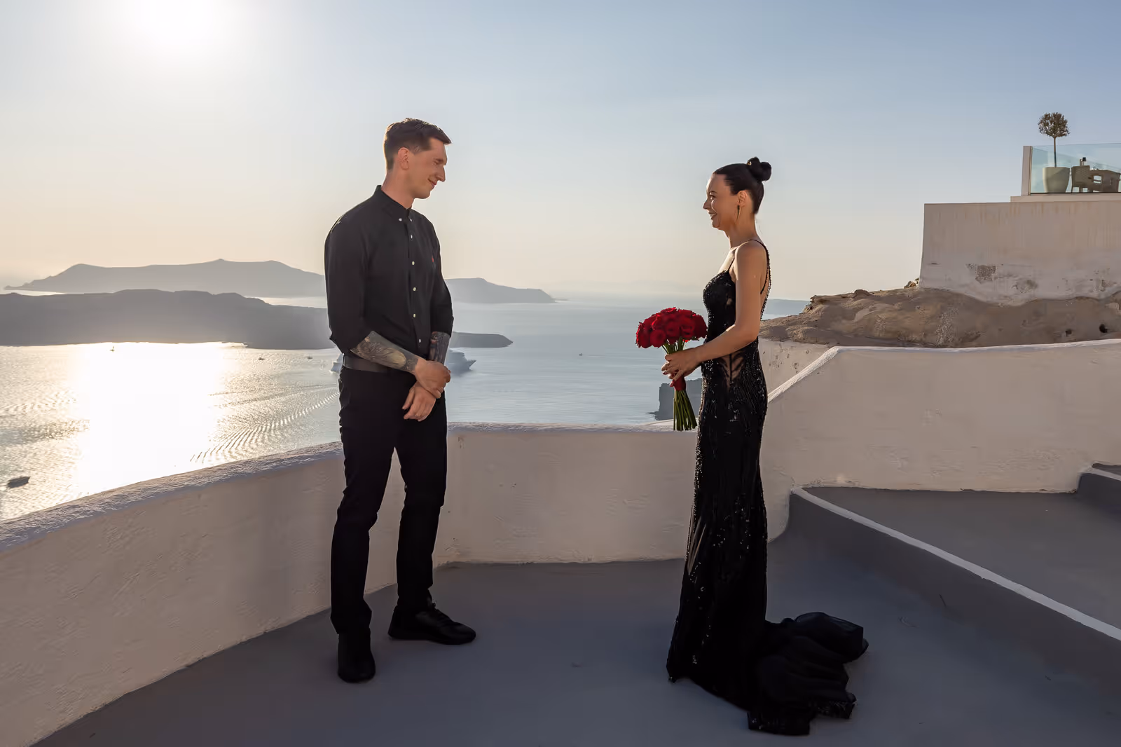 Ślub w Grecji. Santorini. Taras nr. 2. Zdjęcie nr. 10
