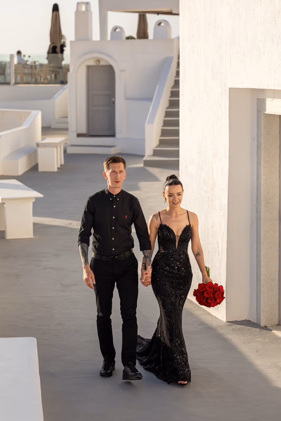Ślub w Grecji. Santorini. Taras nr. 2. Zdjęcie nr. 16