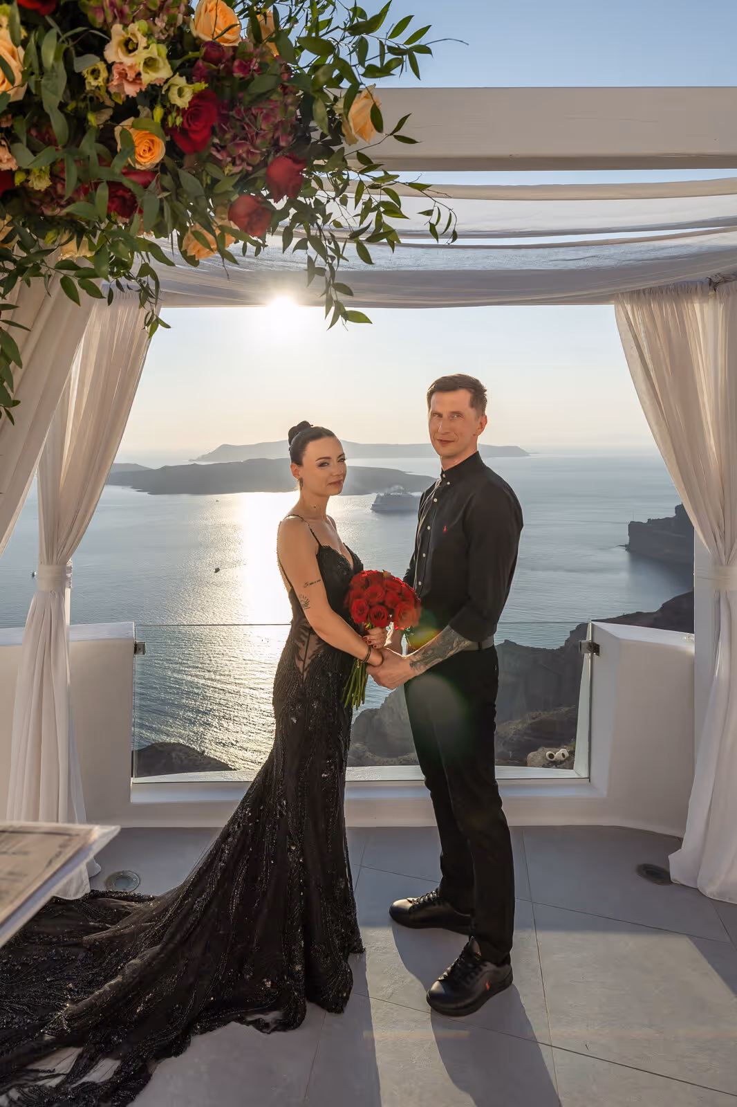Ślub w Grecji. Santorini. Taras nr. 2. Zdjęcie nr. 29
