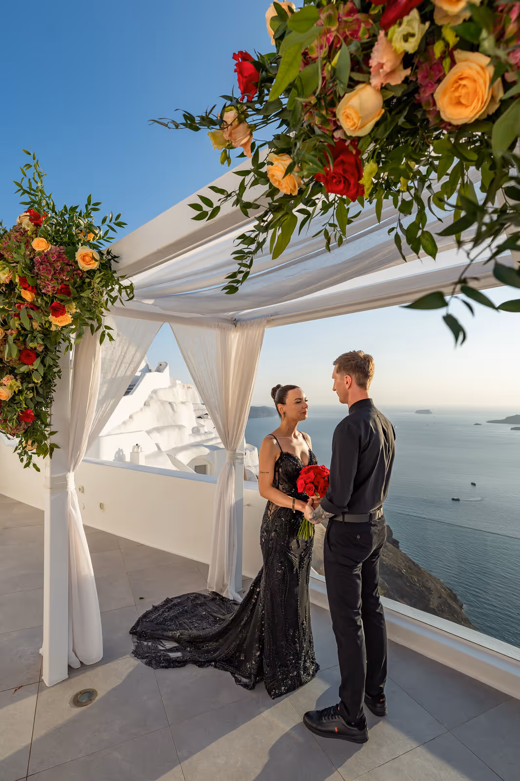 Ślub w Grecji. Santorini. Taras nr. 2. Zdjęcie nr. 31