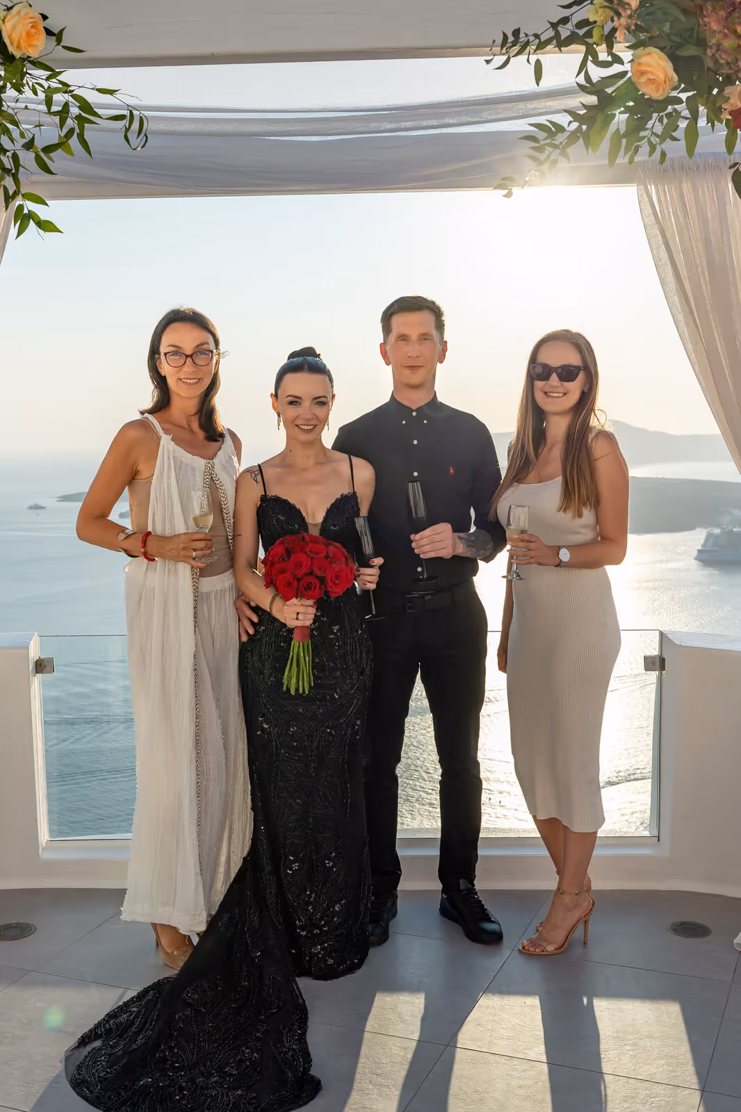 Ślub w Grecji. Santorini. Taras nr. 2. Zdjęcie nr. 39