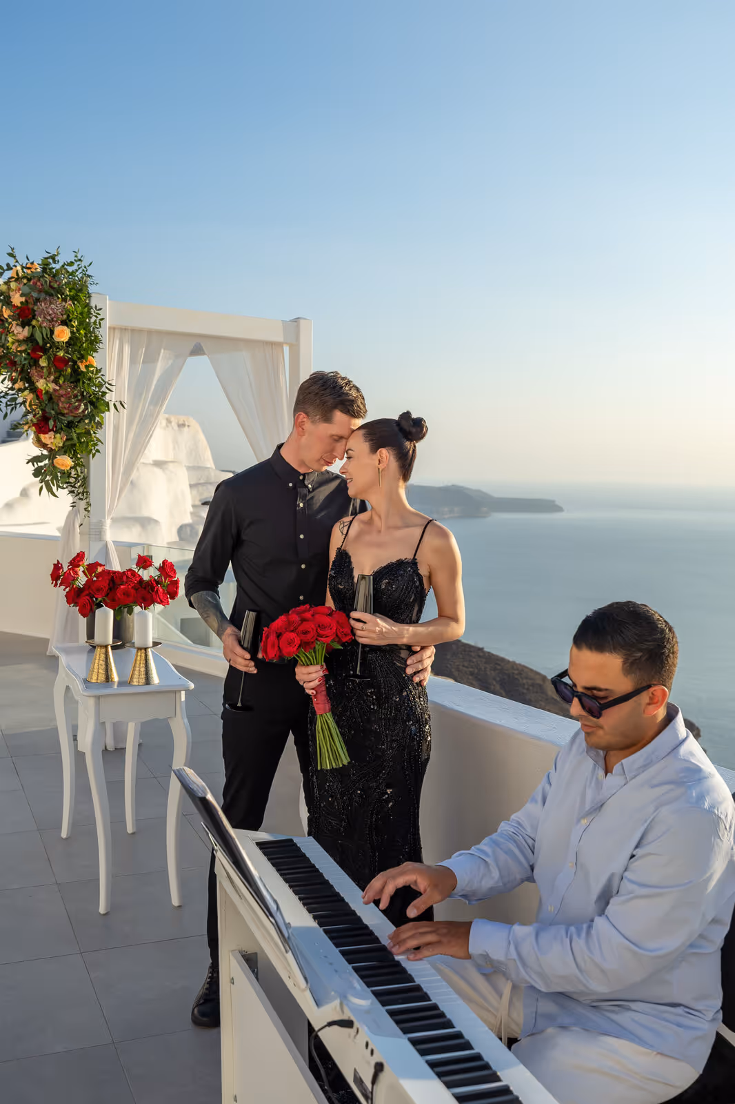 Ślub w Grecji. Santorini. Taras nr. 2. Zdjęcie nr. 41