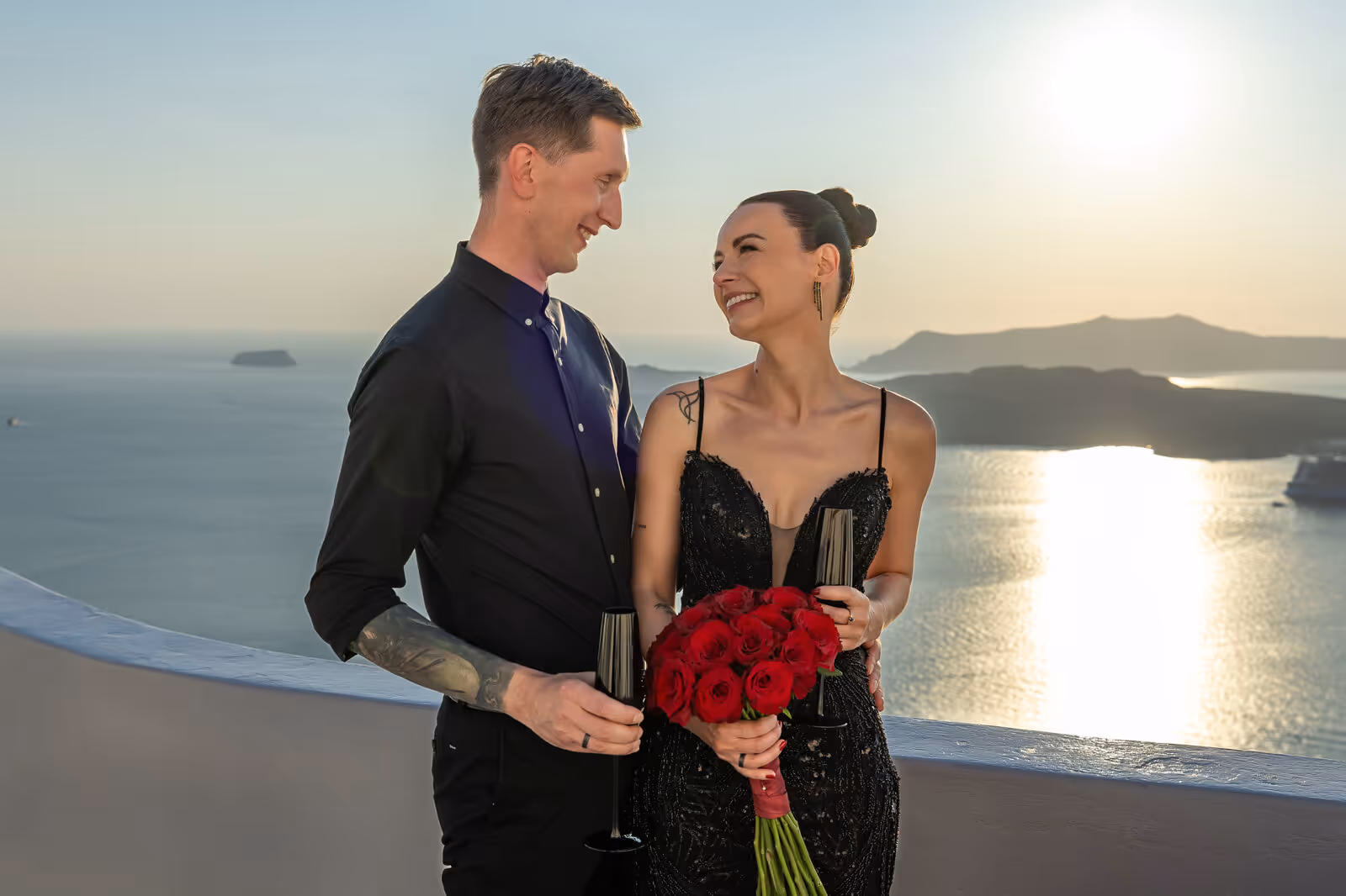 Ślub w Grecji. Santorini. Taras nr. 2. Zdjęcie nr. 42
