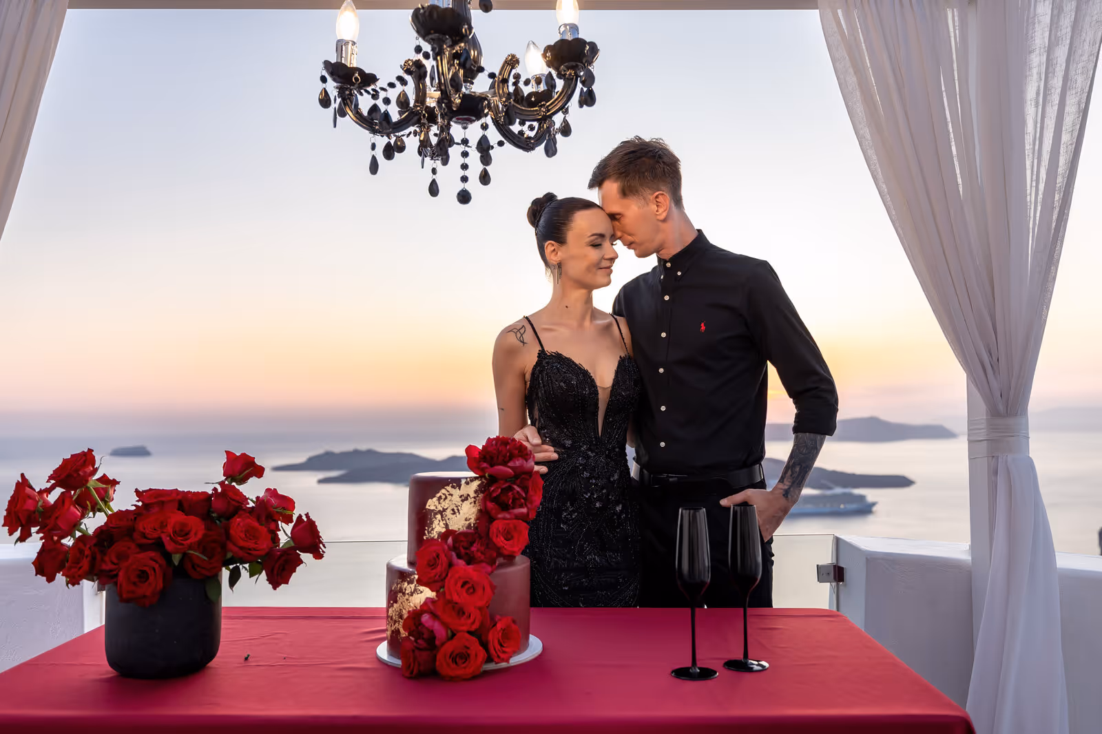Ślub w Grecji. Santorini. Taras nr. 2. Zdjęcie nr. 55