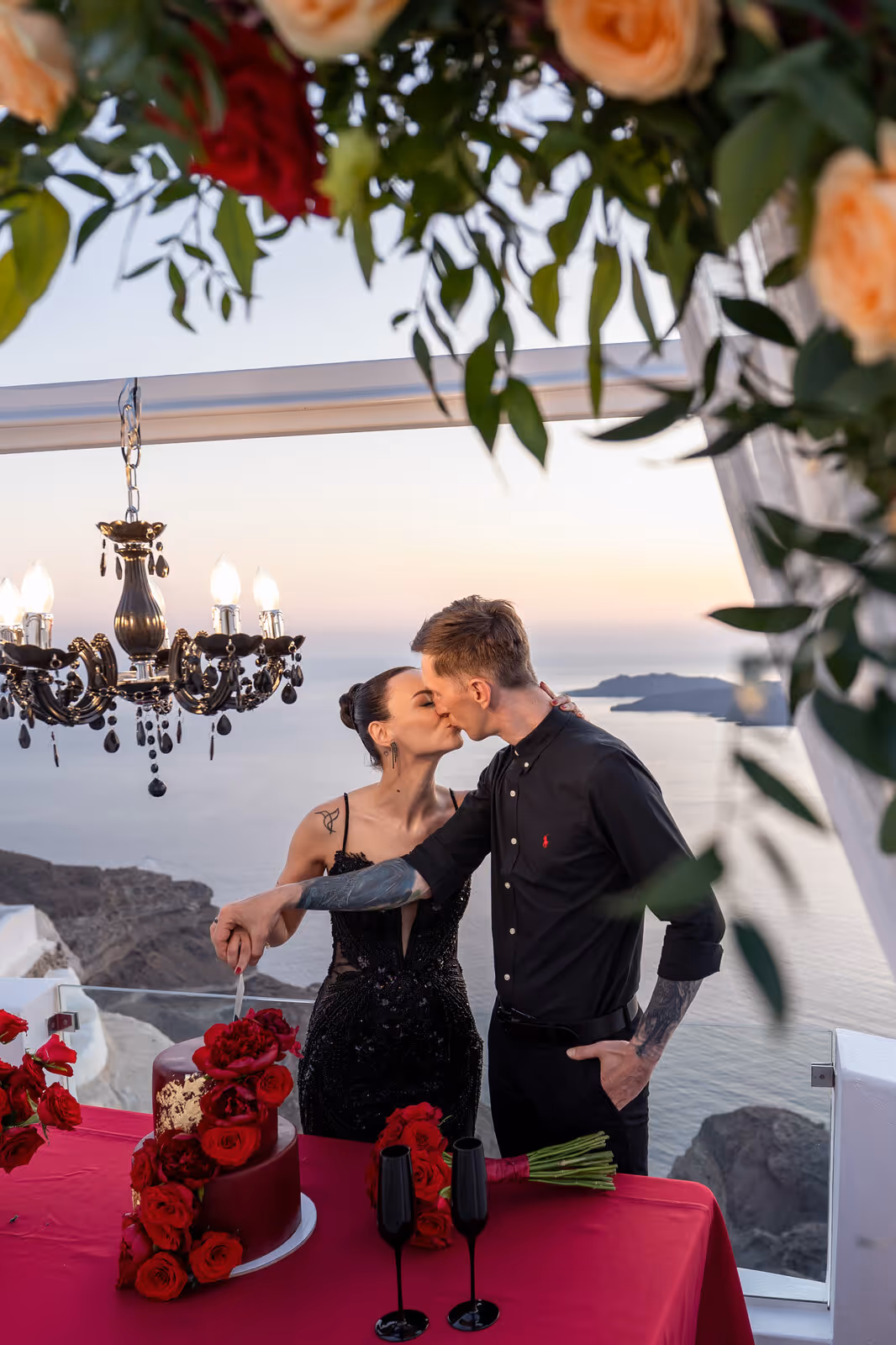 Ślub w Grecji. Santorini. Taras nr. 2. Zdjęcie nr. 56