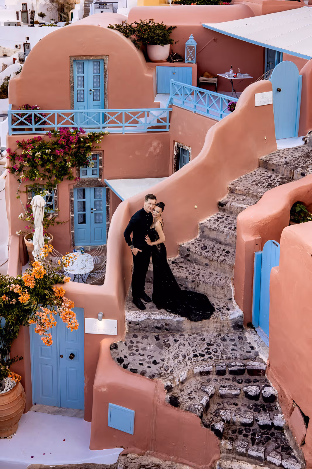 Ślub w Grecji. Santorini. Taras nr. 2. Zdjęcie nr. 95