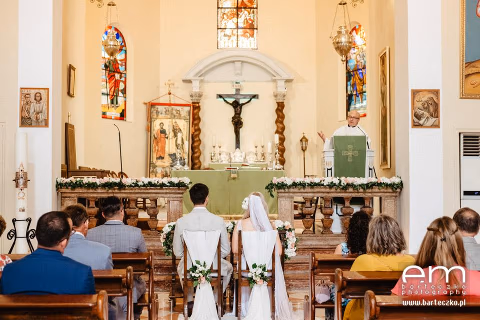 Korfu Katedra w centrum zabytkowej starówki Korfu
