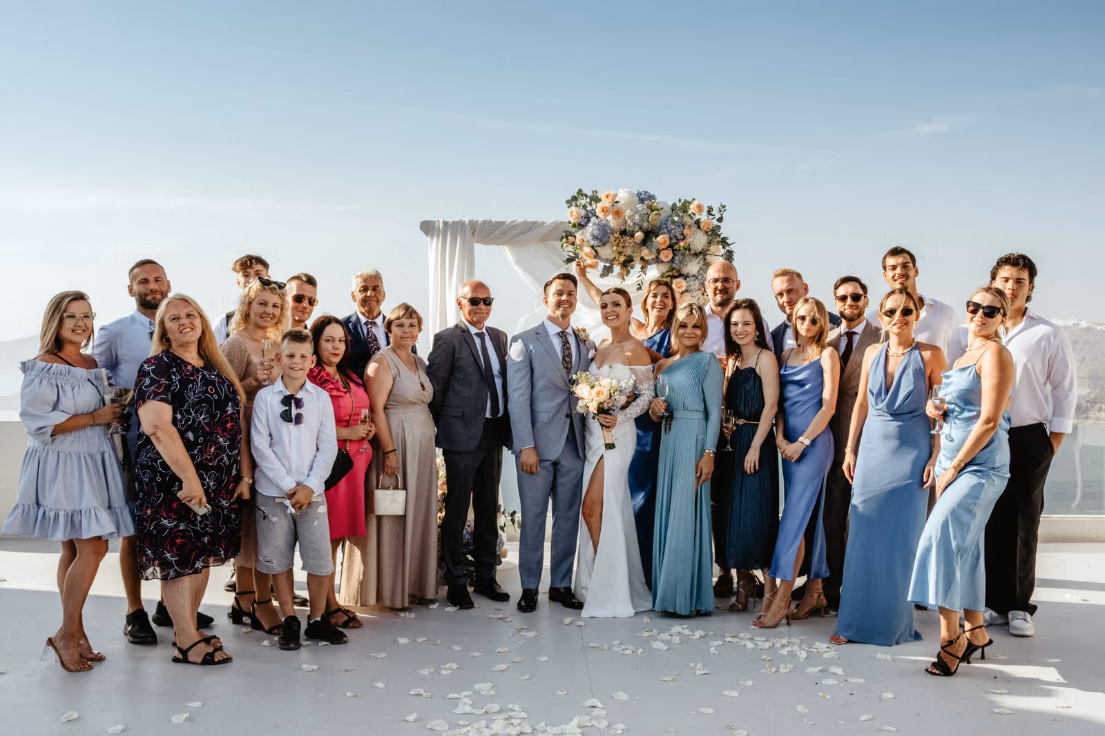 Ślub w Grecji. Santorini. Taras nr. 8. Zdjęcie nr. 24