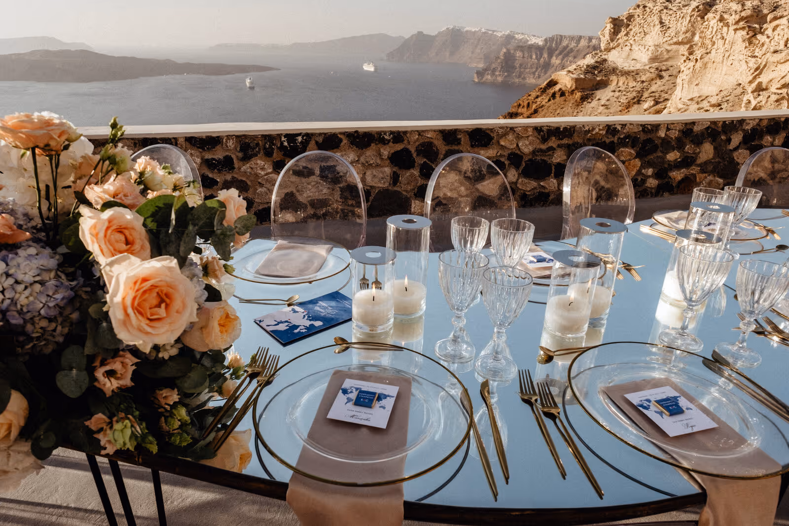 Ślub w Grecji. Santorini. Taras nr. 8. Zdjęcie nr. 42