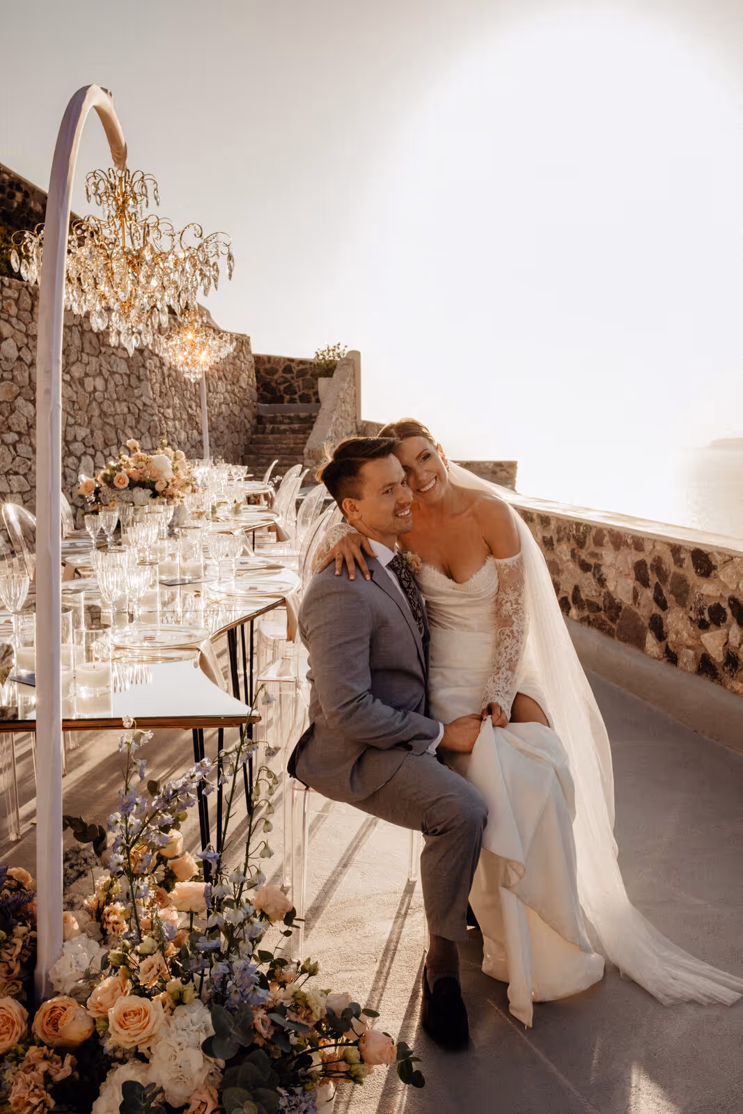 Ślub w Grecji. Santorini. Taras nr. 8. Zdjęcie nr. 45