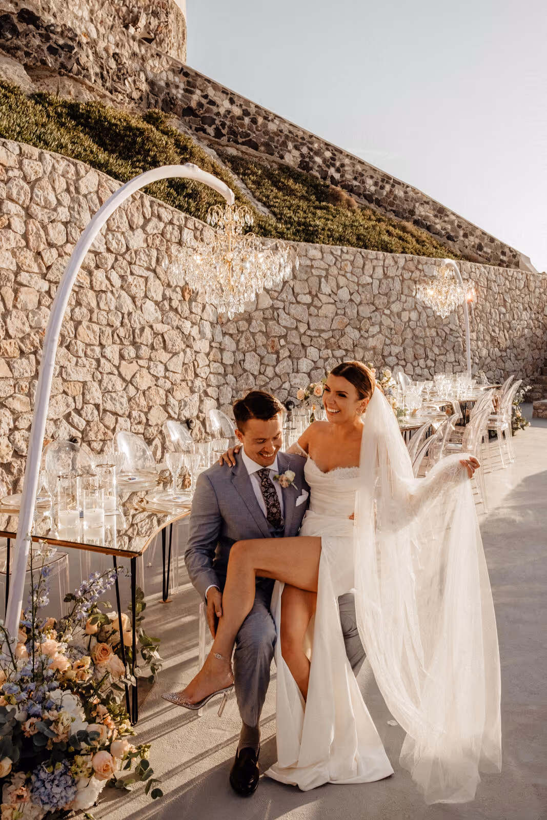 Ślub w Grecji. Santorini. Taras nr. 8. Zdjęcie nr. 47