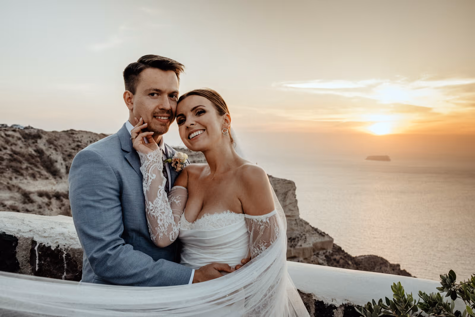 Ślub w Grecji. Santorini. Taras nr. 8. Zdjęcie nr. 48