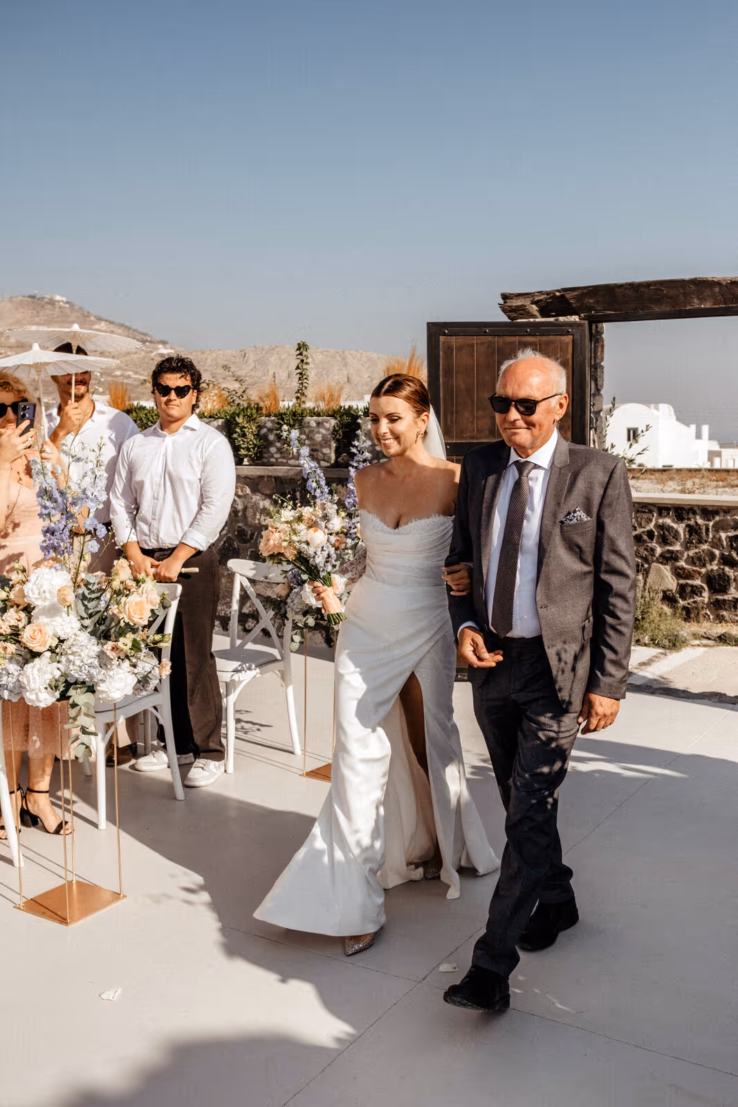 Ślub w Grecji. Santorini. Taras nr. 8. Zdjęcie nr. 5