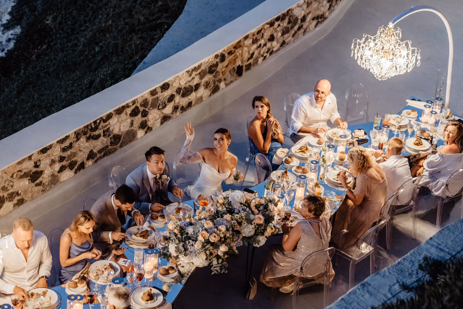 Ślub w Grecji. Santorini. Taras nr. 8. Zdjęcie nr. 54