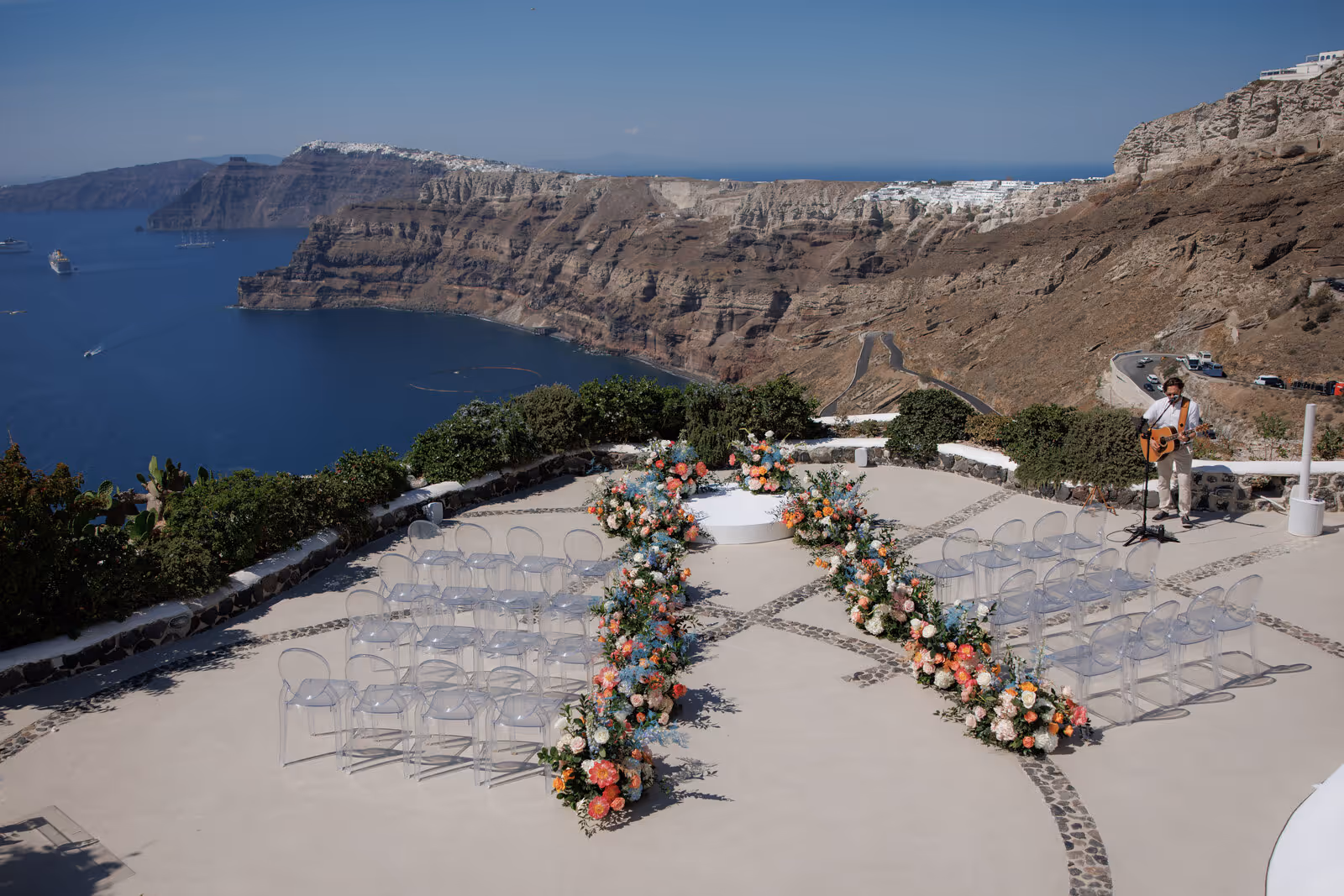 Ślub w Grecji. Santorini. Taras nr. 5. Zdjęcie nr. 18