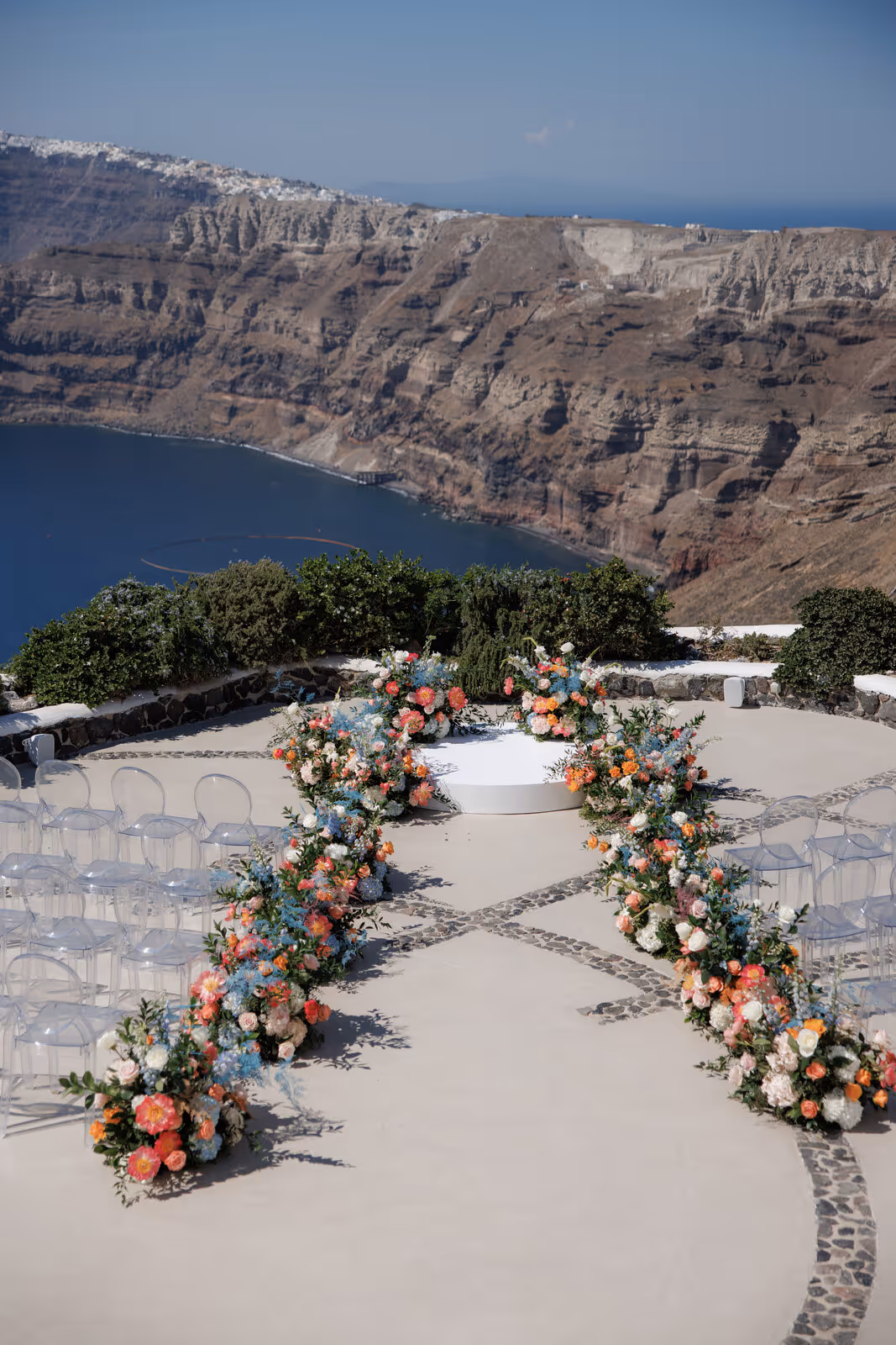 Ślub w Grecji. Santorini. Taras nr. 5. Zdjęcie nr. 19