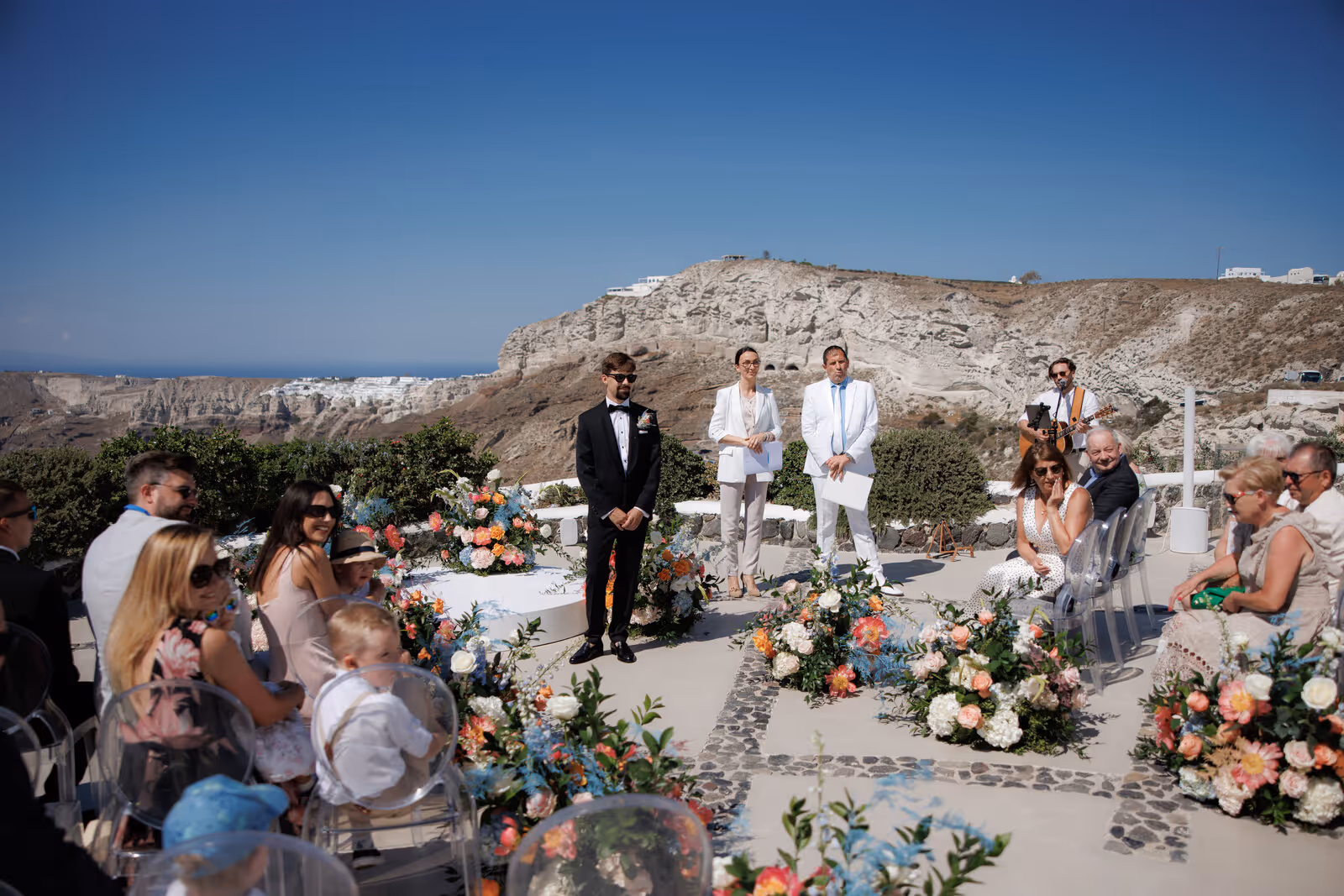 Ślub w Grecji. Santorini. Taras nr. 5. Zdjęcie nr. 22
