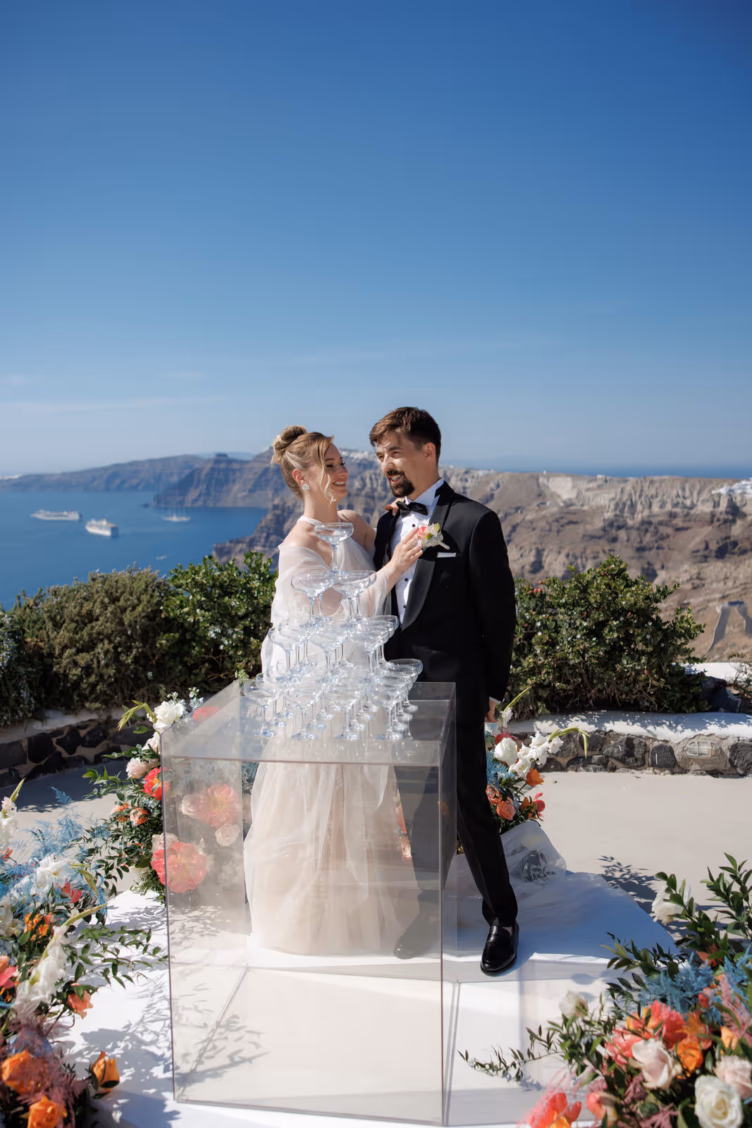 Ślub w Grecji. Santorini. Taras nr. 5. Zdjęcie nr. 35