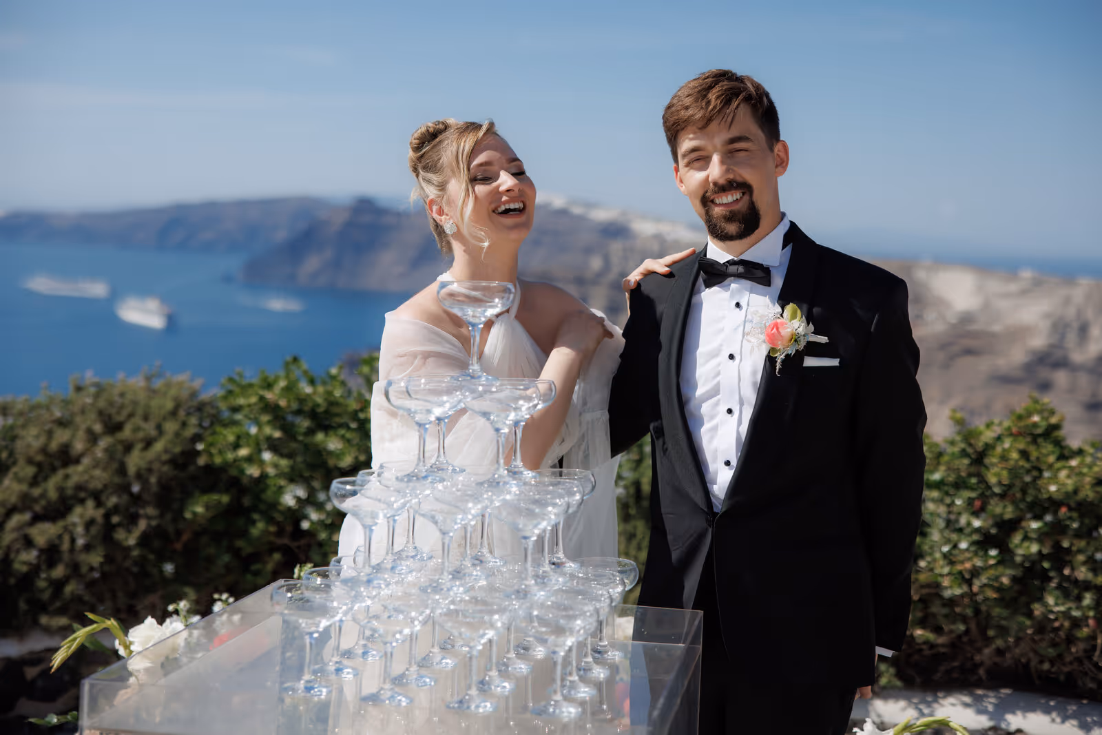 Ślub w Grecji. Santorini. Taras nr. 5. Zdjęcie nr. 36
