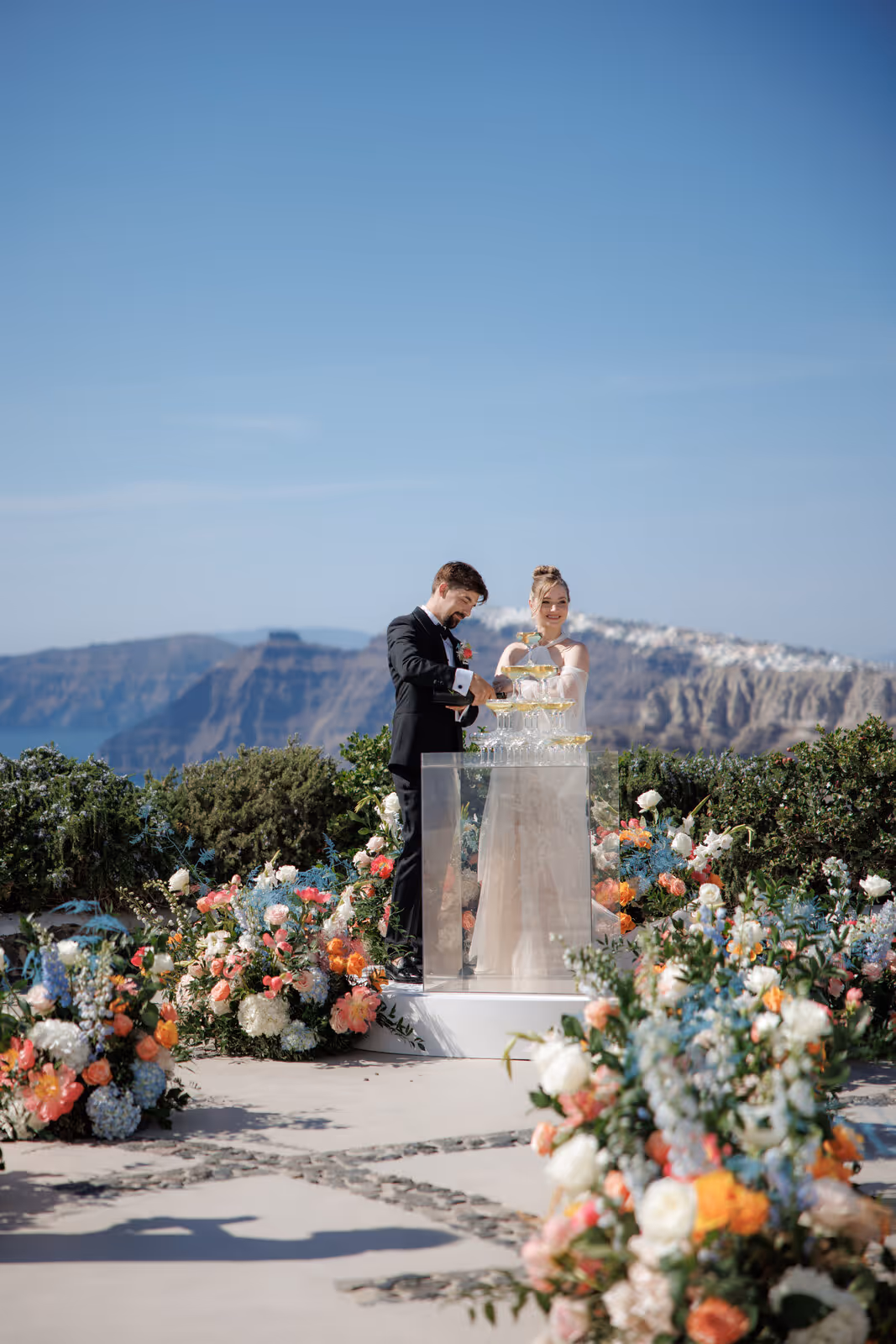 Ślub w Grecji. Santorini. Taras nr. 5. Zdjęcie nr. 40