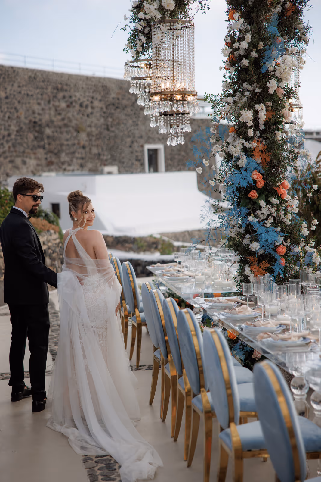 Ślub w Grecji. Santorini. Taras nr. 5. Zdjęcie nr. 61