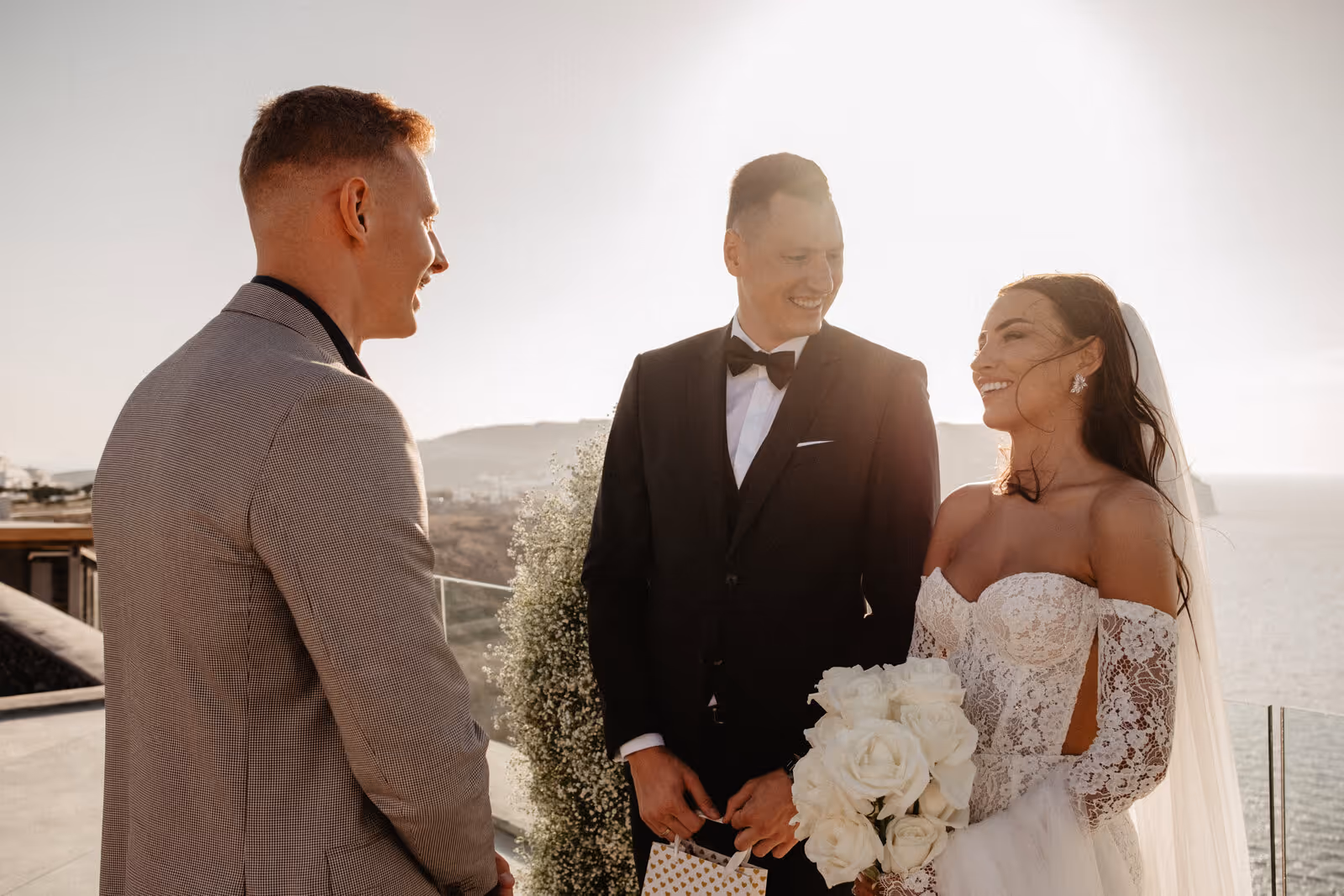 Ślub w Grecji. Santorini. Taras nr. 12. Zdjęcie nr. 22