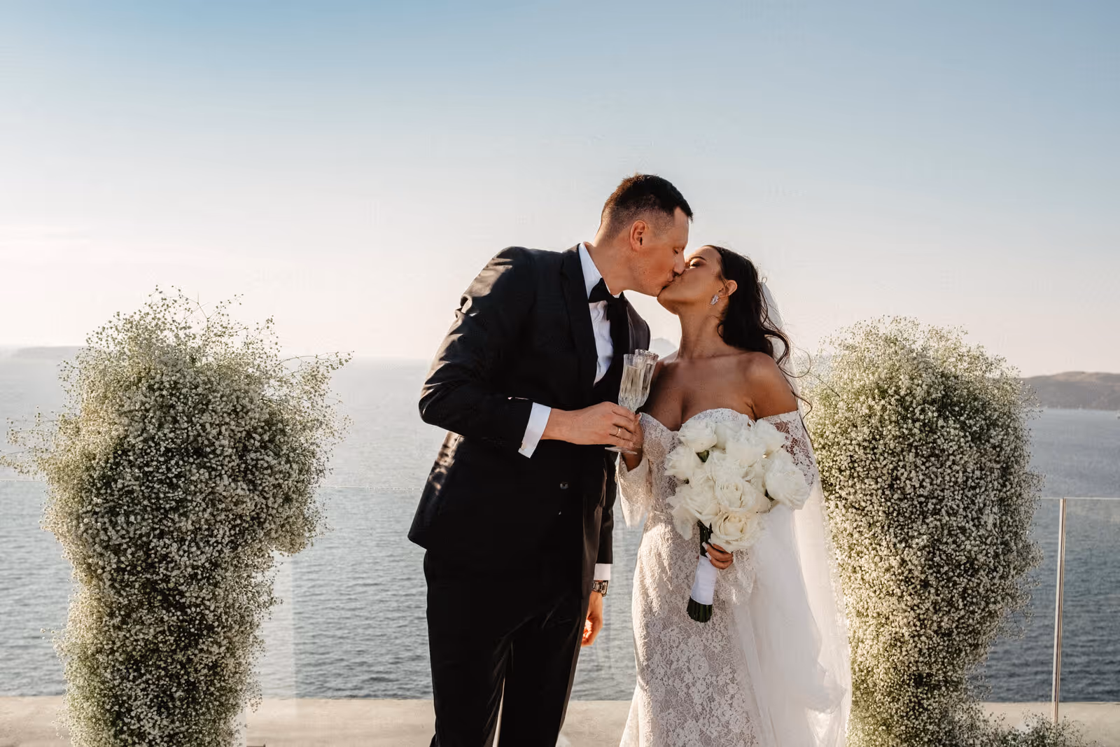 Ślub w Grecji. Santorini. Taras nr. 12. Zdjęcie nr. 23