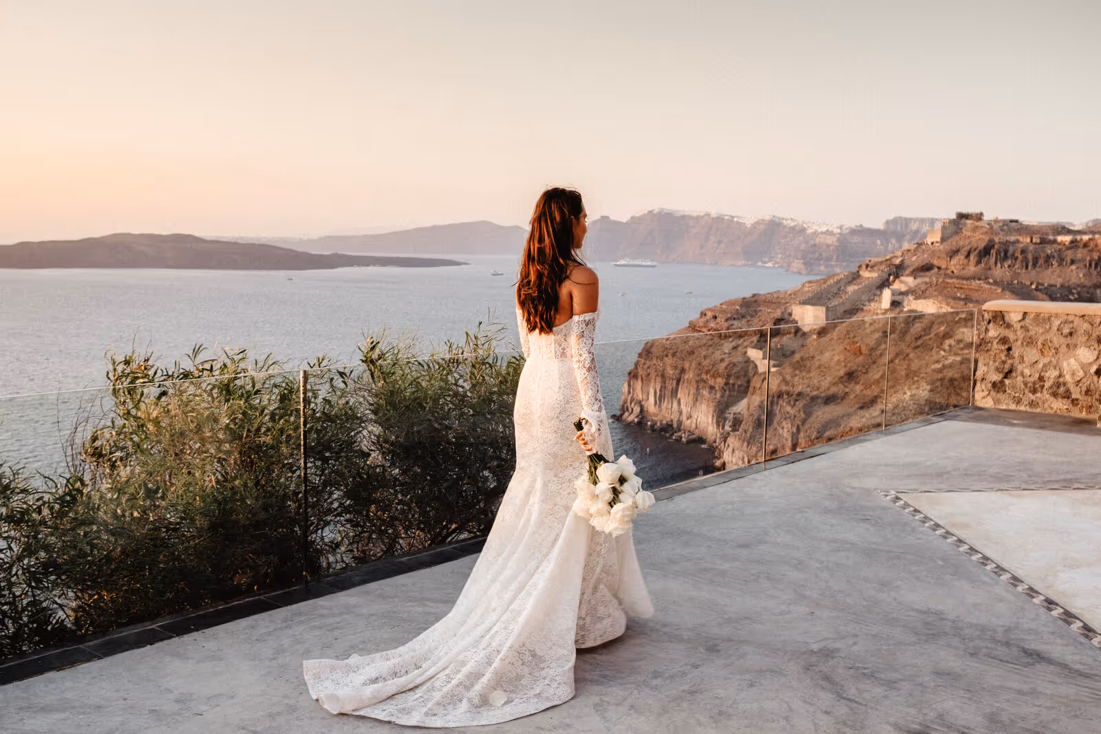 Ślub w Grecji. Santorini. Taras nr. 12. Zdjęcie nr. 39