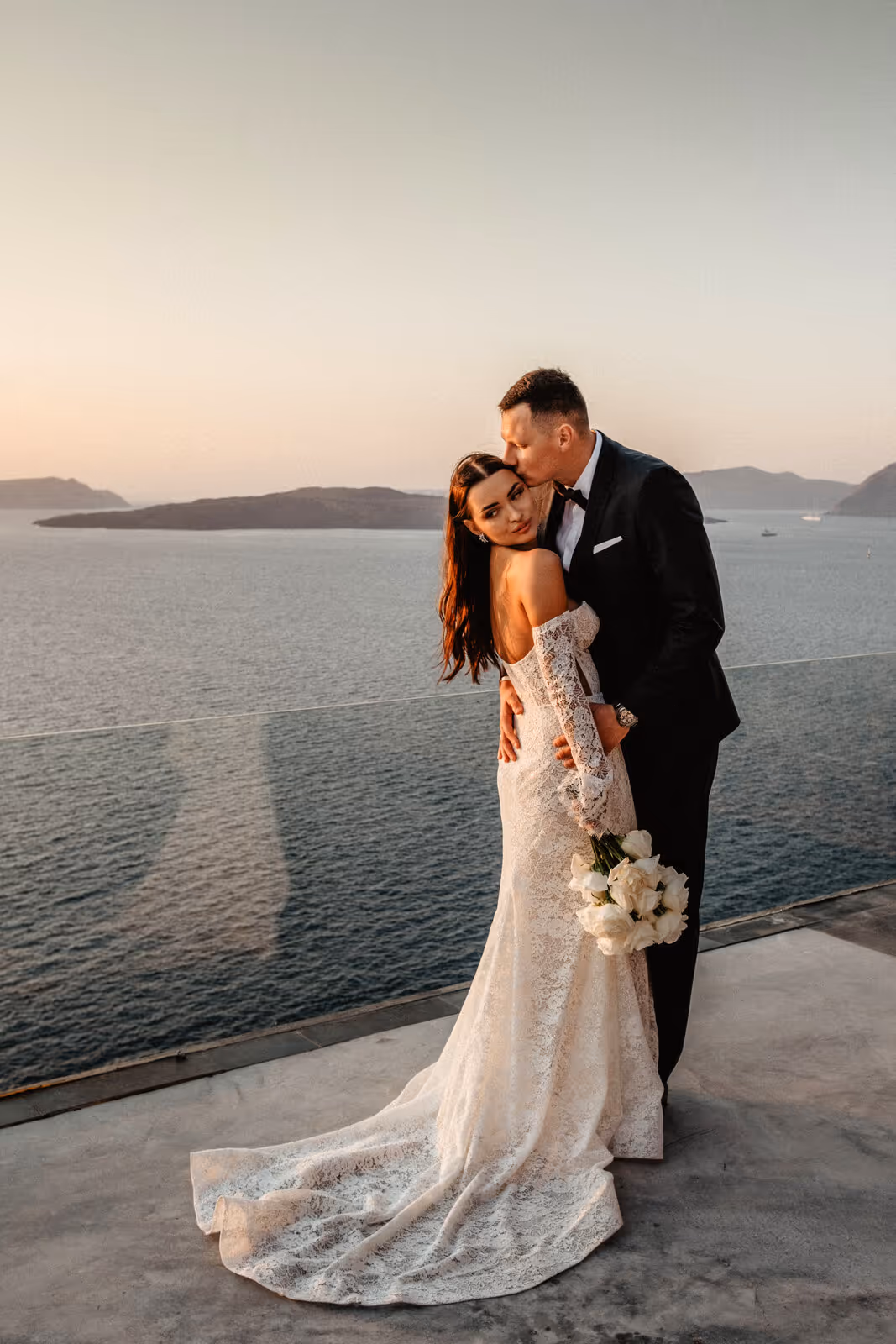 Ślub w Grecji. Santorini. Taras nr. 12. Zdjęcie nr. 41