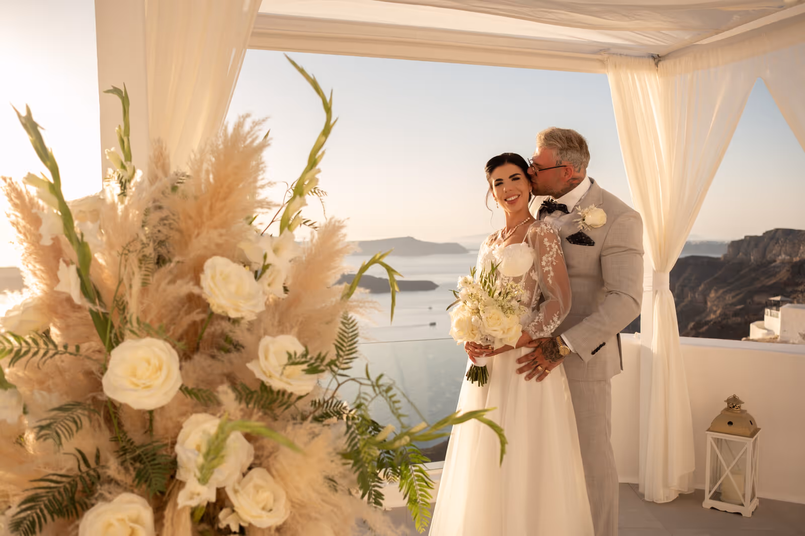 Ślub w Grecji. Santorini. Taras nr. 2. Zdjęcie nr. 10