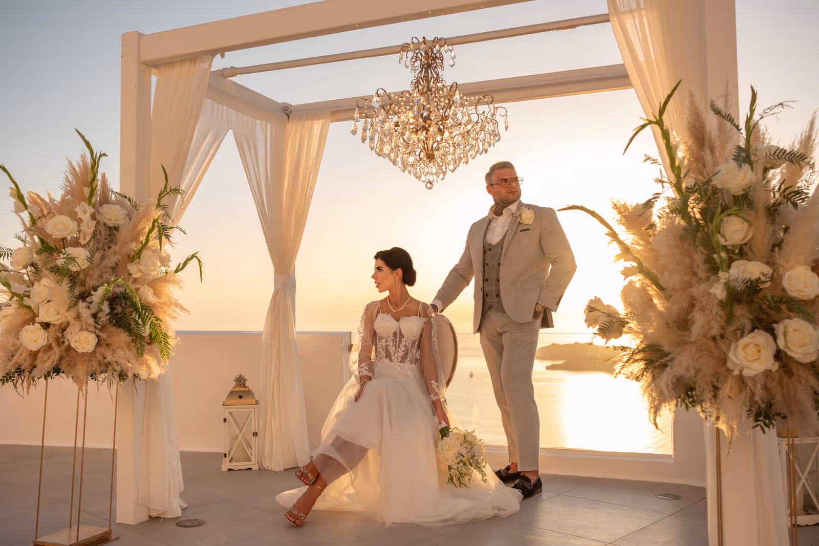 Ślub w Grecji. Santorini. Taras nr. 2. Zdjęcie nr. 11