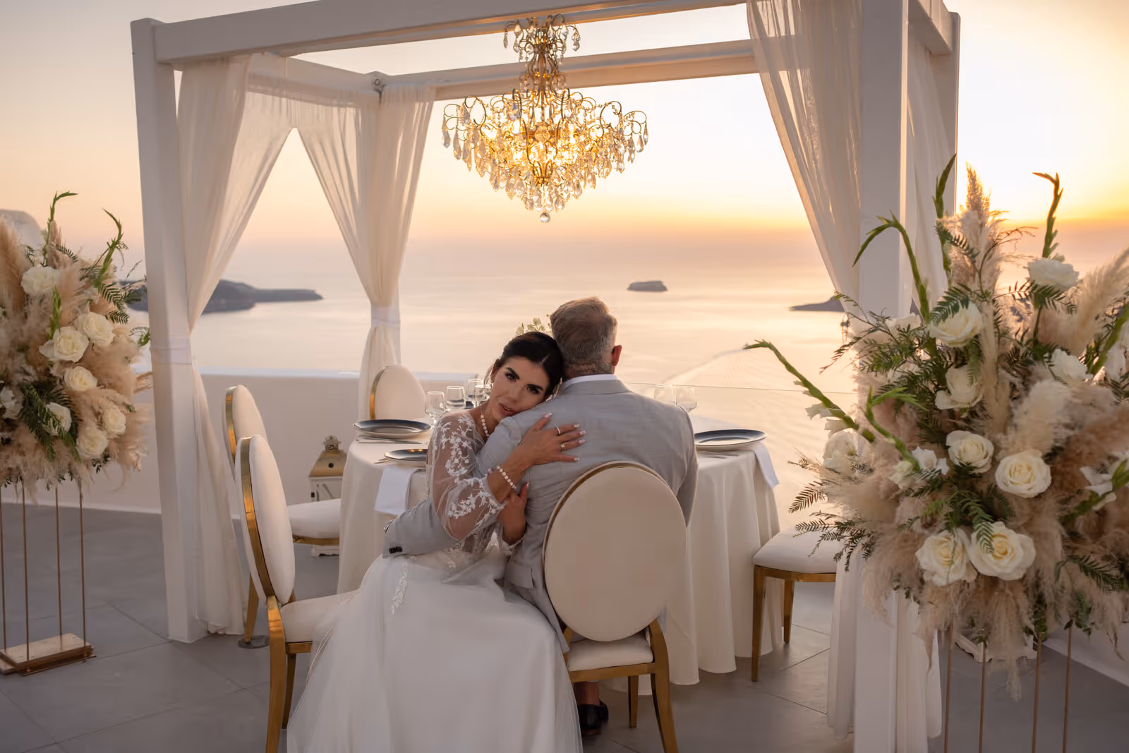Ślub w Grecji. Santorini. Taras nr. 2. Zdjęcie nr. 13