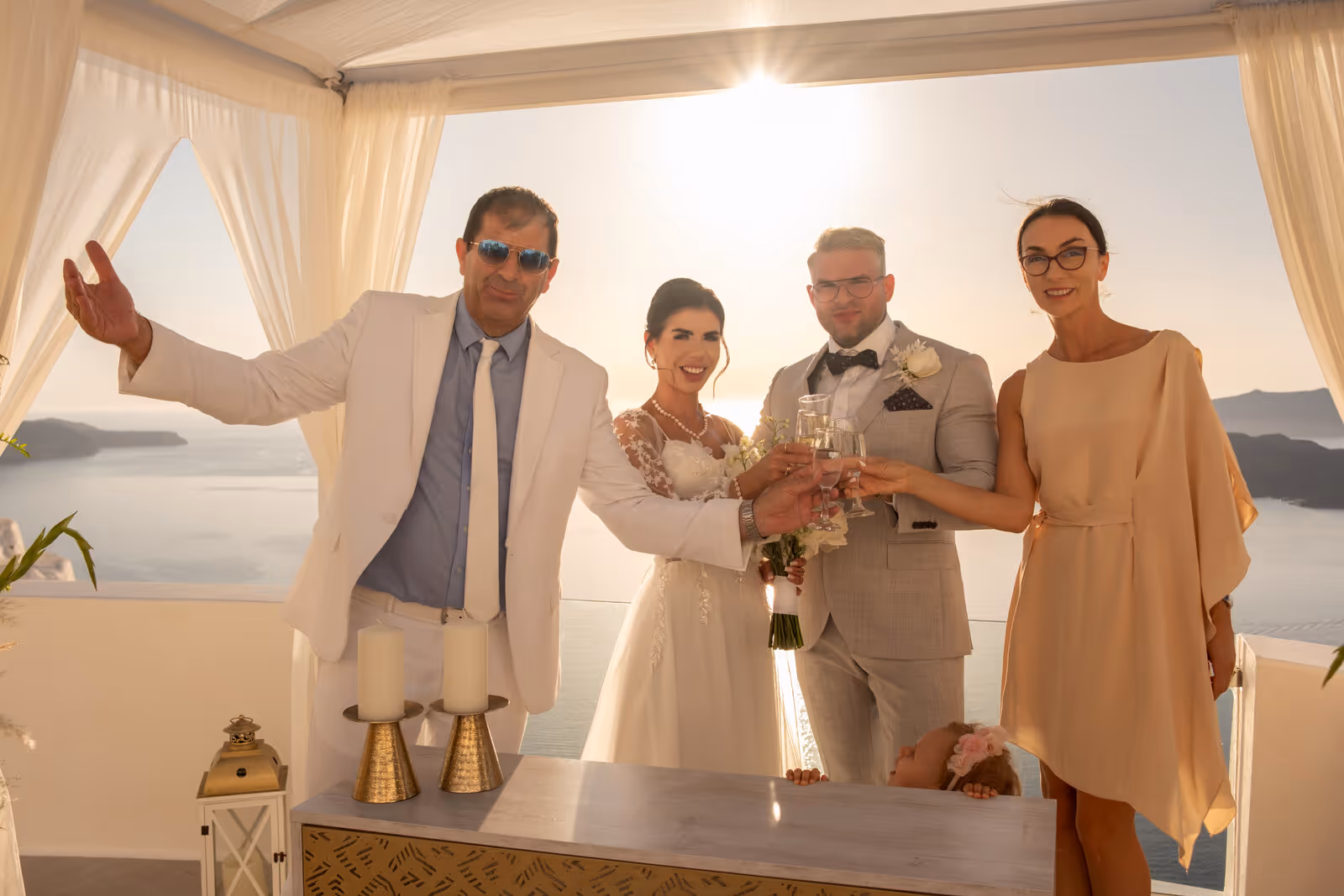 Ślub w Grecji. Santorini. Taras nr. 2. Zdjęcie nr. 6