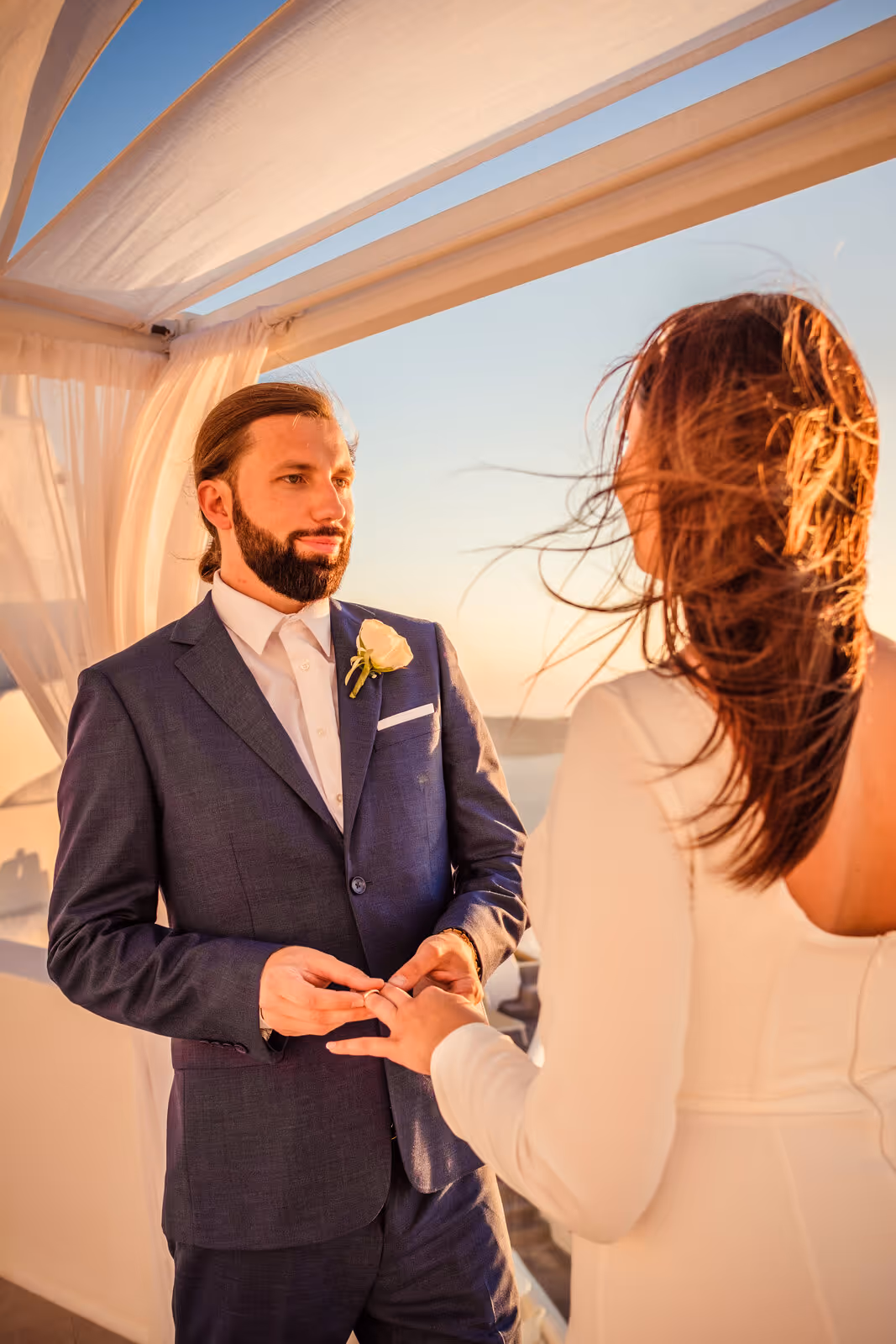 Ślub w Grecji - Santorini. Taras nr. 2 Zdjęcie nr. 11